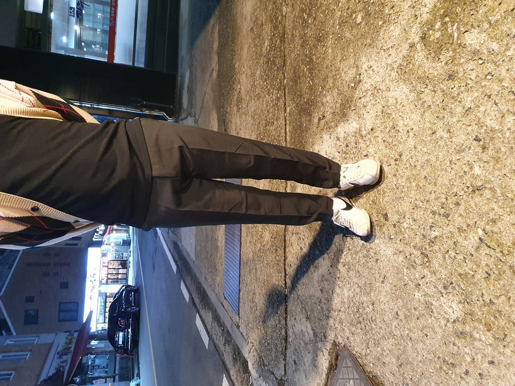 타운클로 남성용 링클프리 쿠션스판 9부 슬랙스 리뷰후기