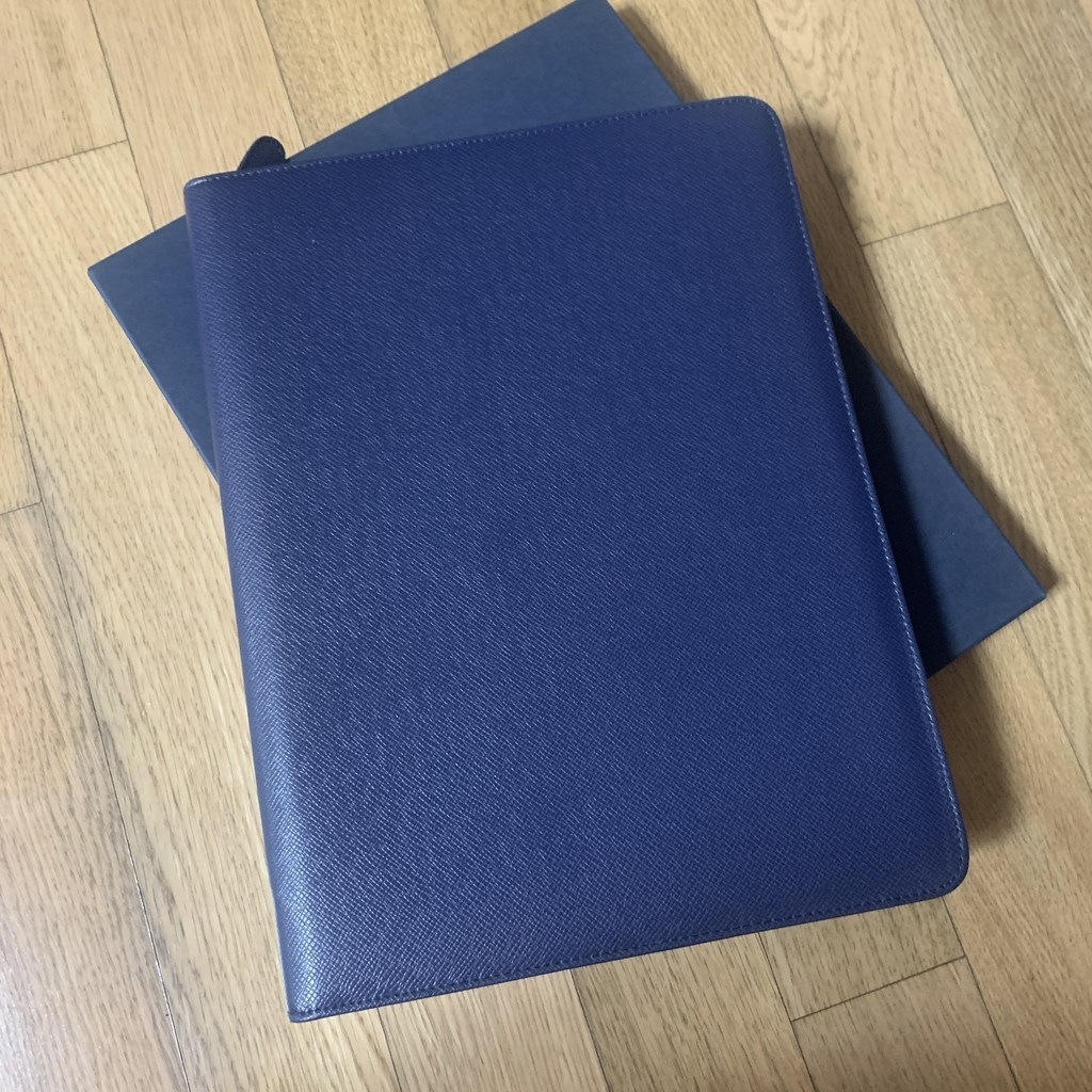 마르카토 노트 패드 커버 지퍼 라지 A4