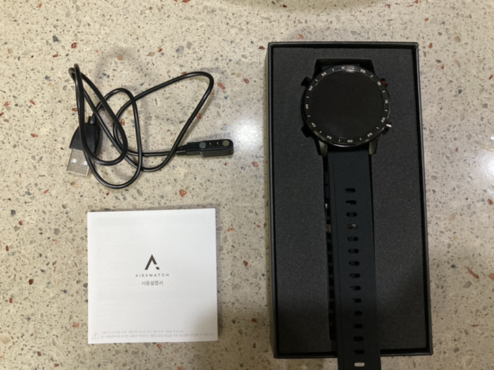 젤센 스마트워치 웨어러블 스마트밴드 스마트 전자 시계 AIRXWATCH