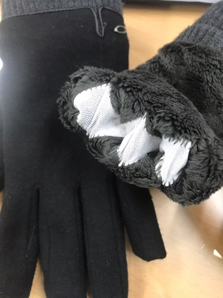 까르벵 남성용 스마트터치 모직 장갑 W-1901