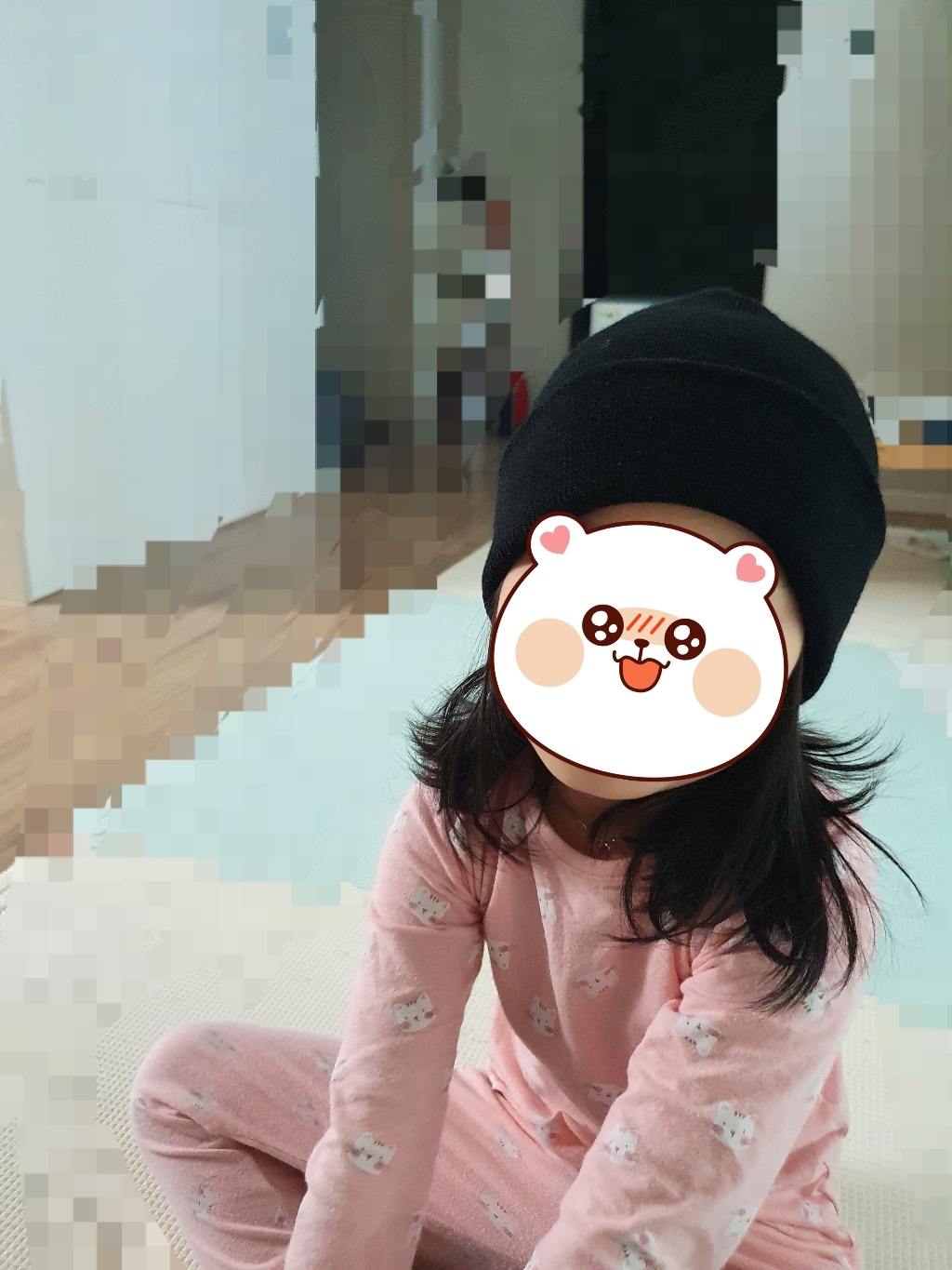 베이직엠 남성 여성 겨울모자 비니 BASIC 무지