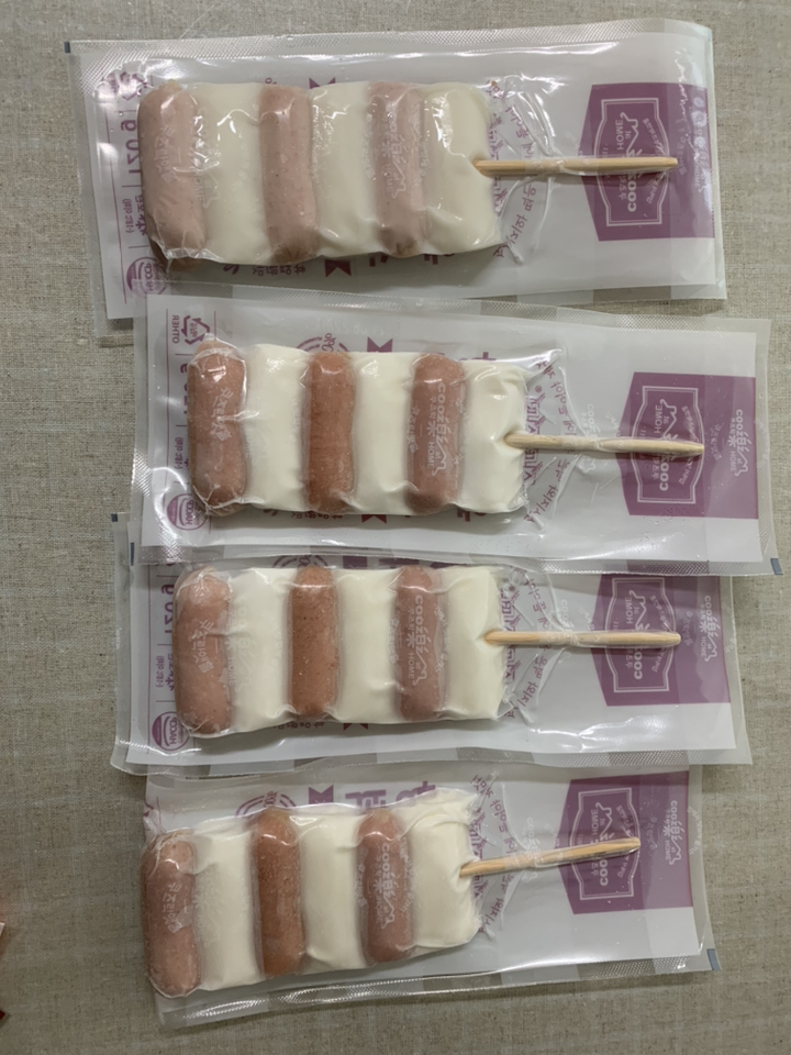 쿠즈락앳홈 육즙팡팡 소떡소떡