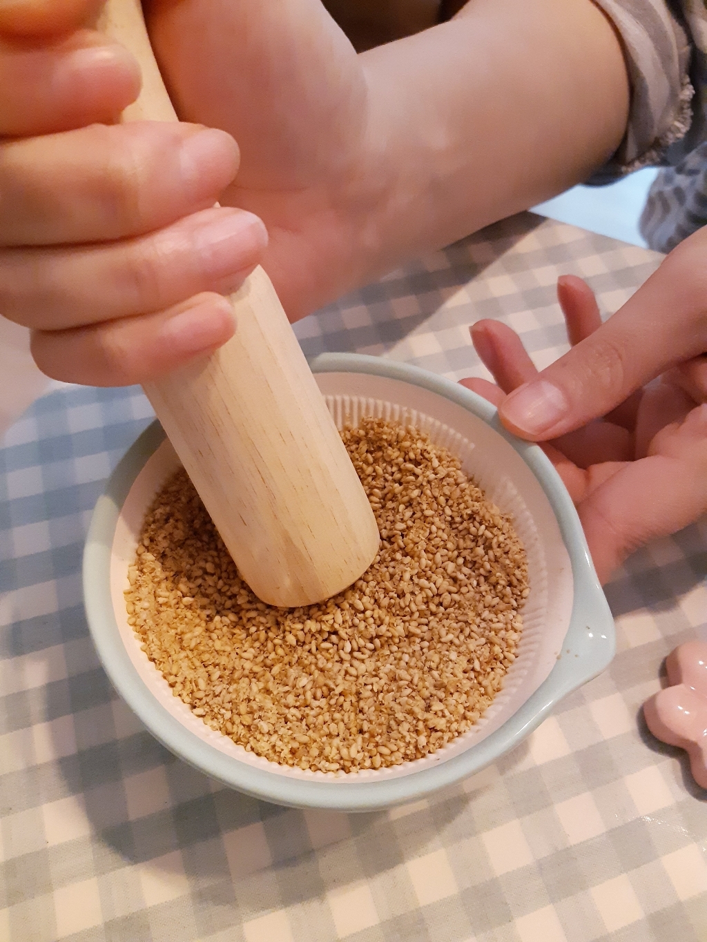 블룸엣홈 쉐비로즈 갈절구 소 민트 나무공이