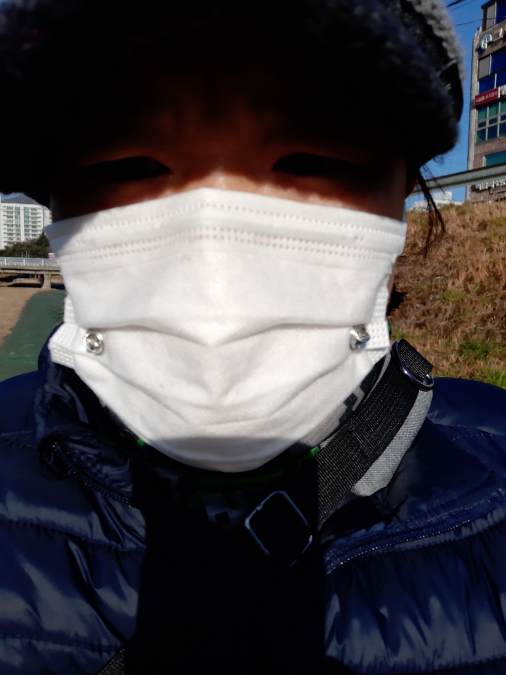 CH 마스크 가드 고정핀 위생 개별포장 마스크 스트랩 무료 증정 재사용 가능