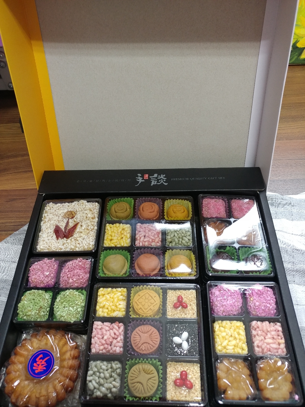 수담한과 고급지함 2단구성 한과선물세트 명절선물 이바지 떡 부모님선물 설 명절 구정 추석 한가위 명절선물세트
