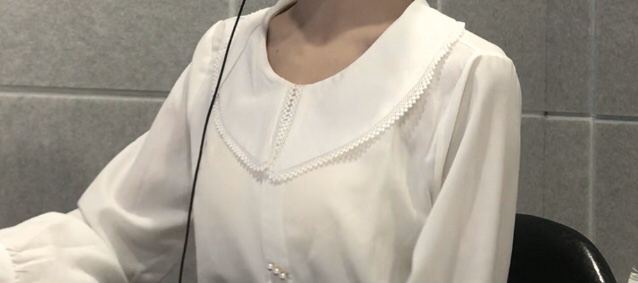 루나걸 여성용 테리 심플 블라우스