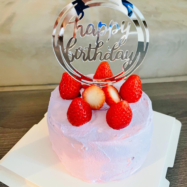 파티팡 케이크토퍼 생일데코픽 원형프레임