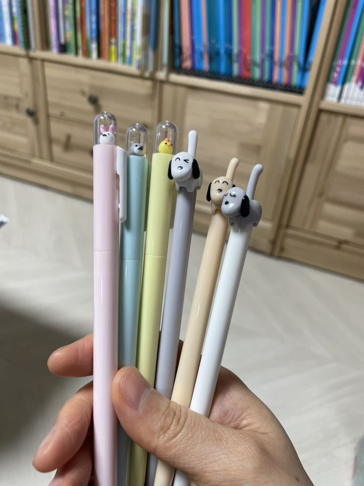 한국유통 귀돌이3색볼펜 귀돌이 볼펜 캐릭터볼펜 귀녀운