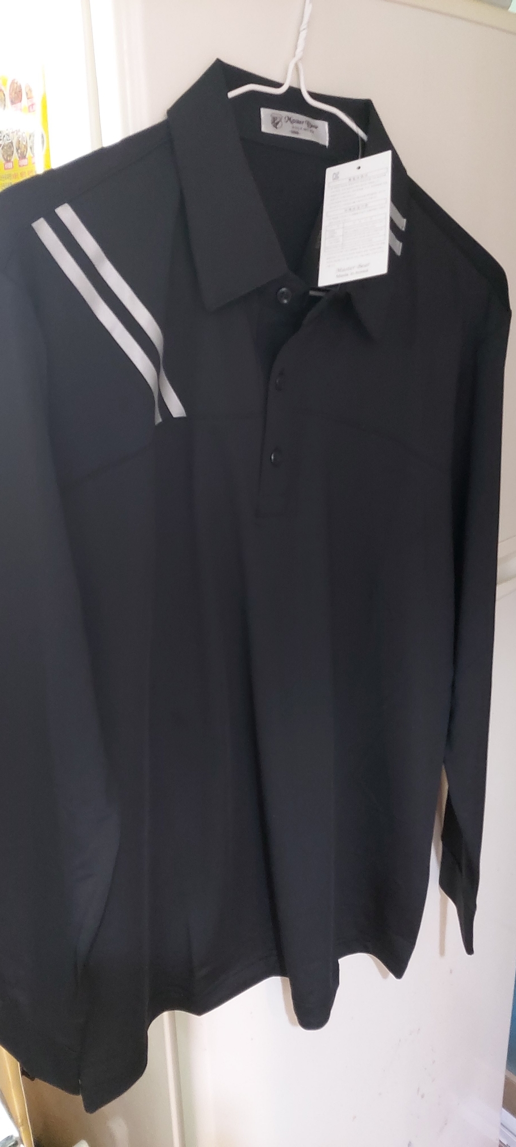 마스터베어 남성용 COMFY 라인 스판 카라 긴팔티셔츠 MAB8044 리뷰후기