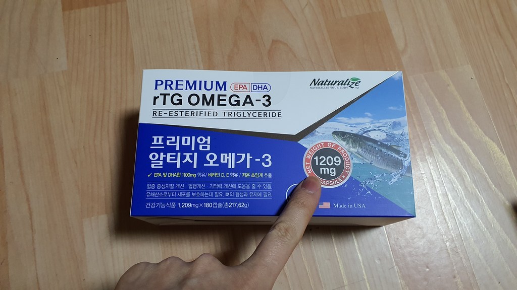 미국산 고함량 rTG 알티지 오메가3 6개월분 EPA DHA 혈행개선 영양제 리뷰 후기
