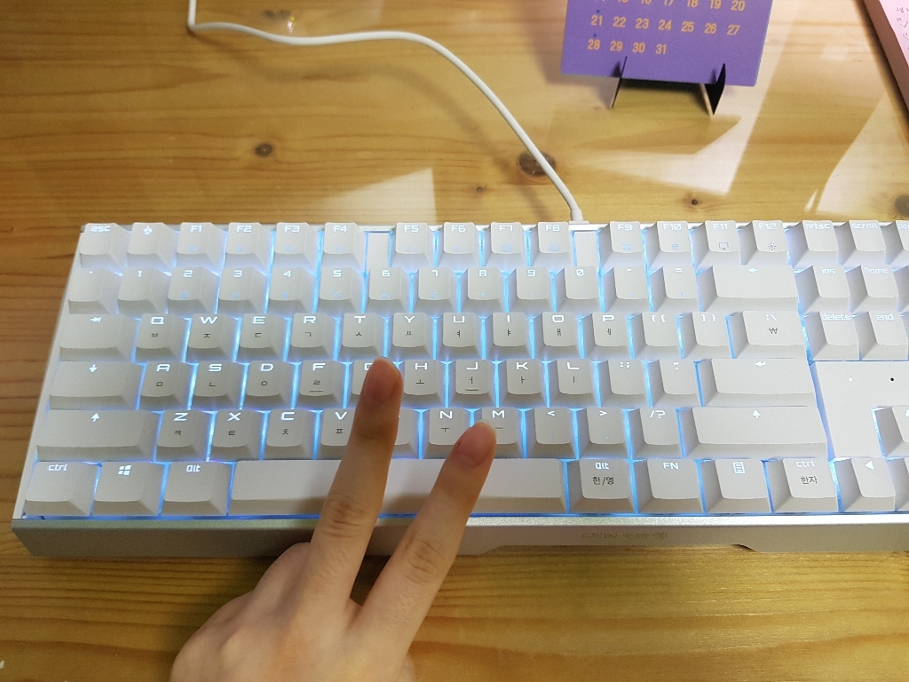CHERRY MX BOARD 30S RGB 게이밍 기계식 키보드 갈축 리뷰후기