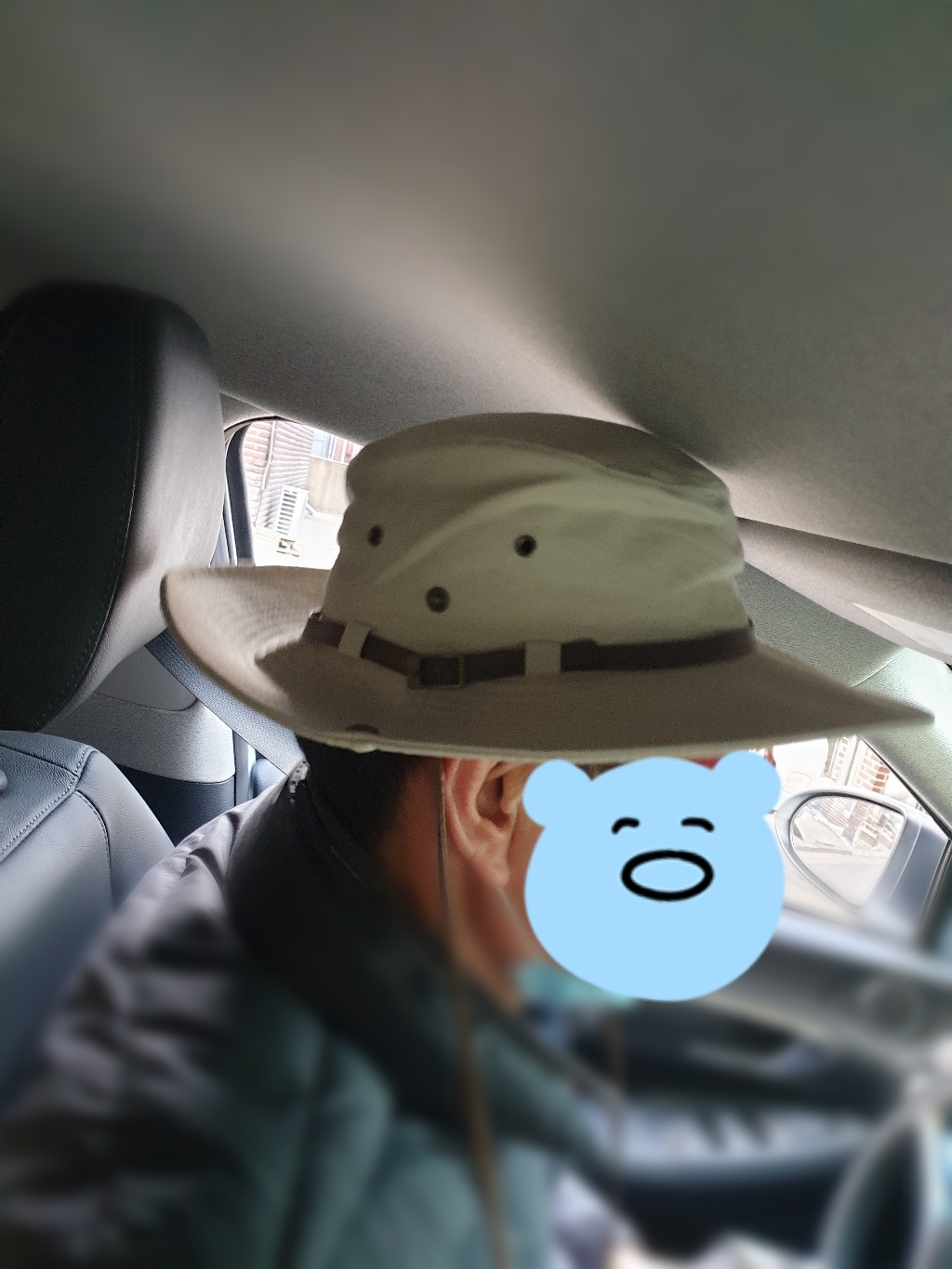 비토스 면 카우보이 사파리모자 등산모자