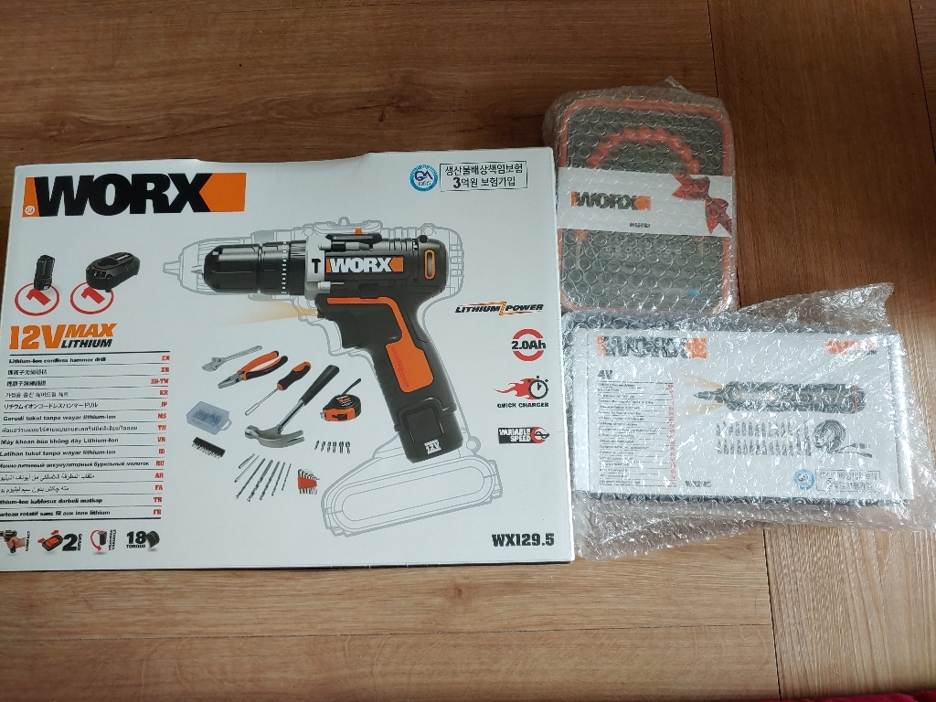 웍스 WORX 충전식 12V 해머드릴수공구 리뷰후기