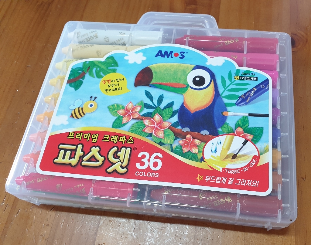 아모스 파스넷 프리미엄 크레파스