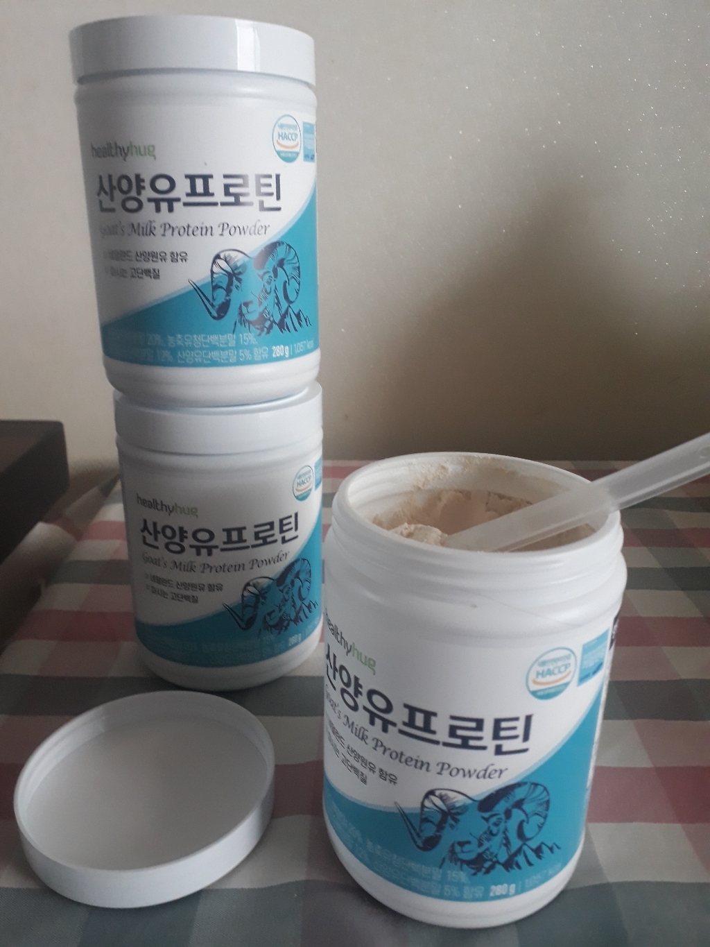 헬씨허그 식약처 인증 산양유 단백질 분말 사은품 증정 산양유프로틴 보충제 쉐이크 분말 파우더 대용량