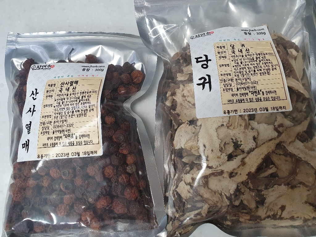 자연초 국산 당귀산사차