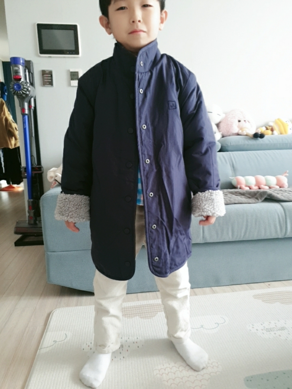 라라아망 아동용 피오 양면 점퍼