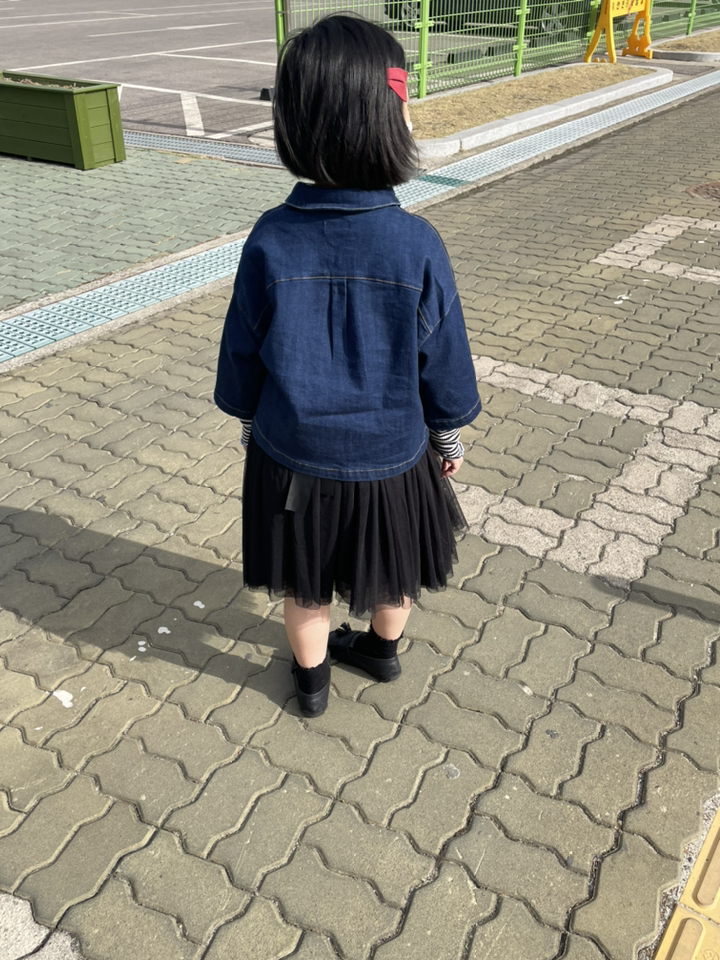 마리앤모리 여아용 제인 스트라이프 샤 원피스