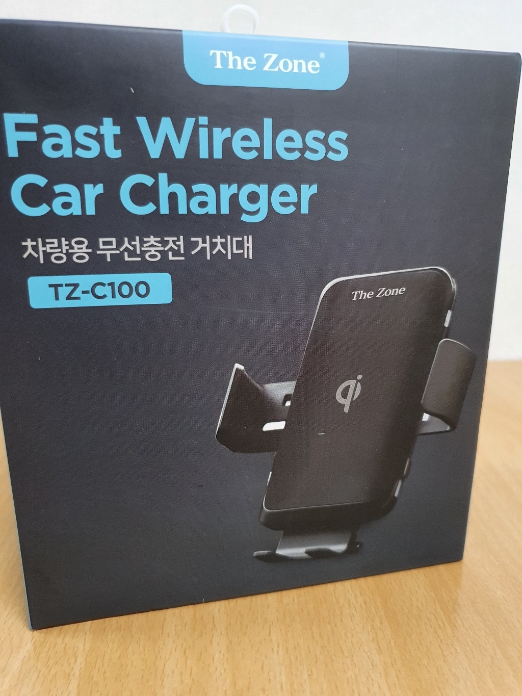 더존 차량용 핸드폰 FOD 센서 고속 무선충전 거치대 TZ-C100