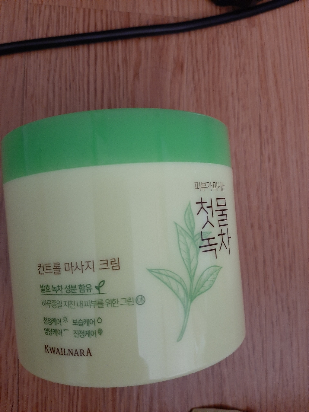 과일나라 첫물녹차 컨트 마사지 크림
