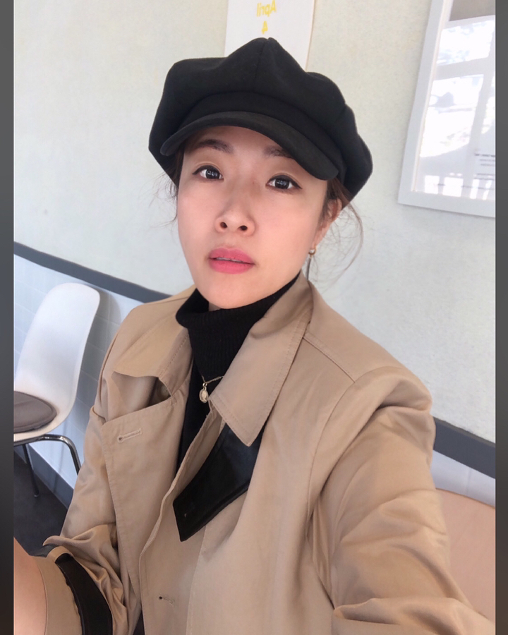 아이엠캡 나인식스 무지 뉴스보이캡