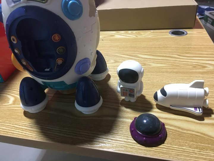 CUTE STONE 우주탐험 악기놀이 작동완구 조기교육 모듬 로켓 장난감 혼합색상 어린이날 선물