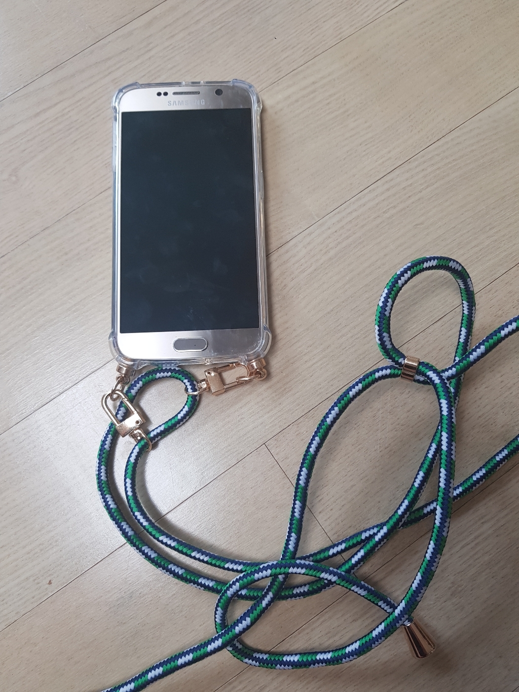 갤럭시 S6 S7 엣지 S8 S9 점프2 퀀텀3 핸드폰 목걸이 줄 케이스 원터치 스트랩