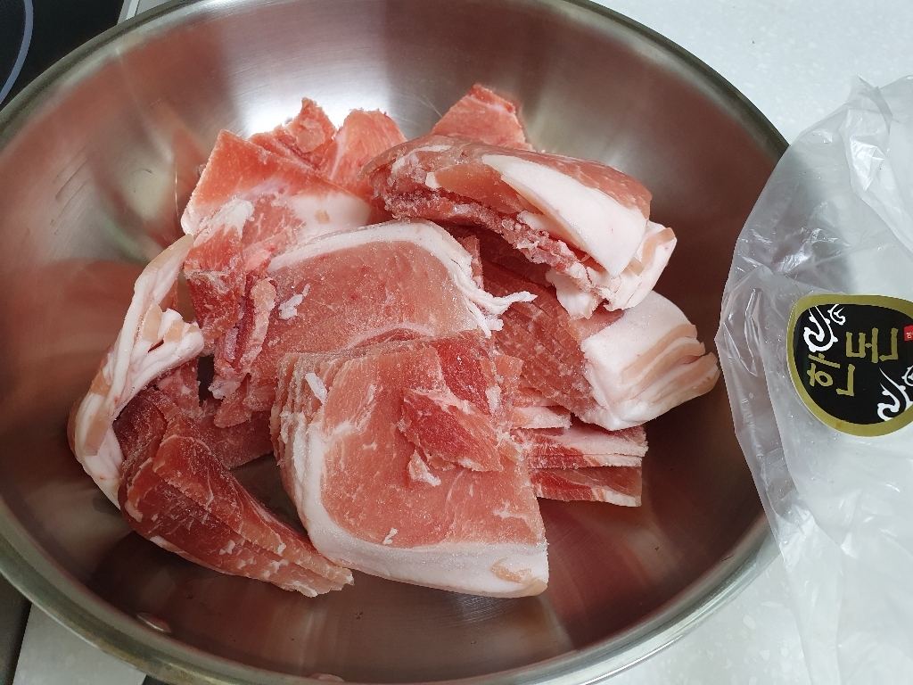 [미트컷]한돈 제육볶음용  1개 돼지고기 불고기 리뷰후기