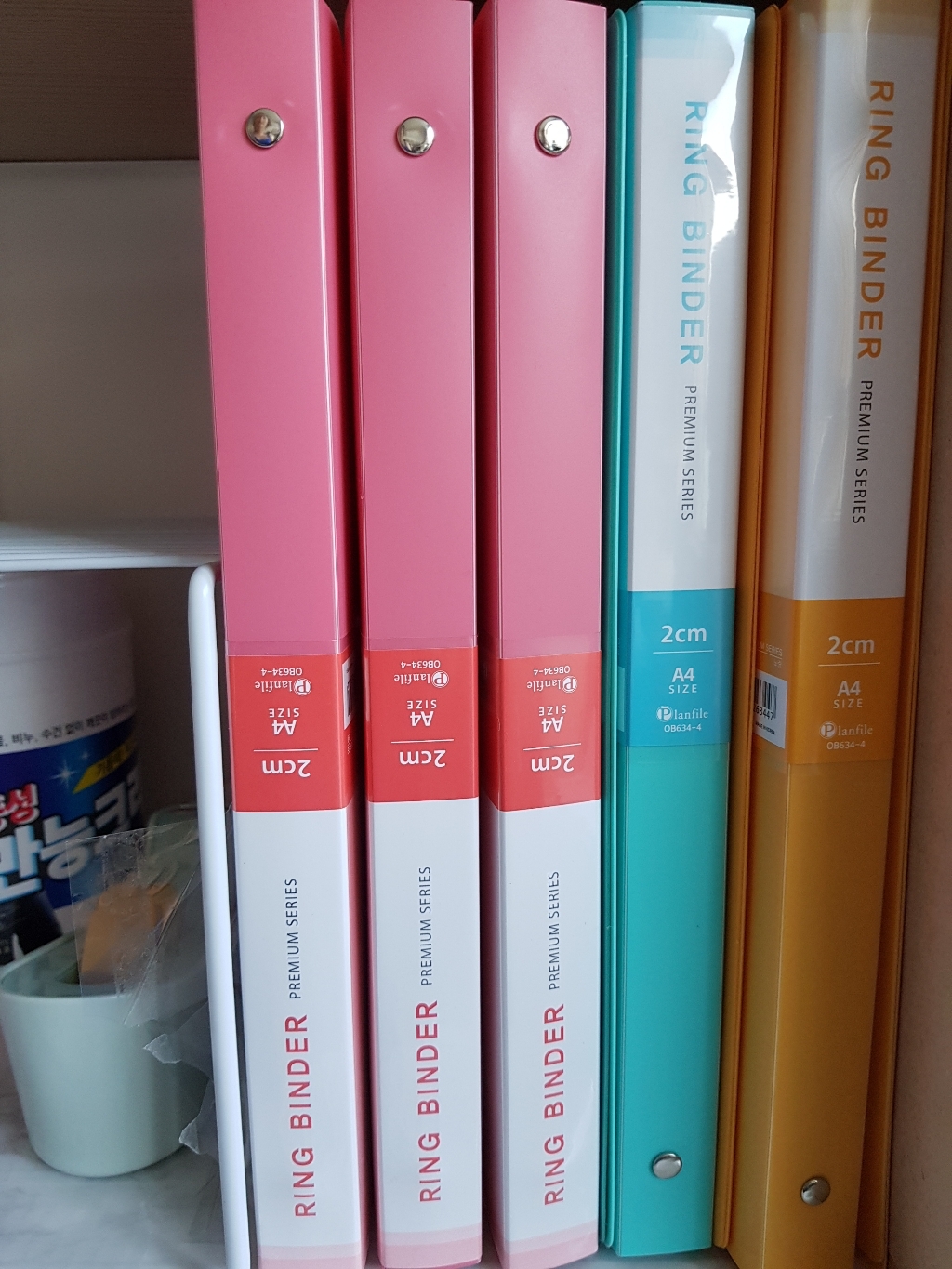 인터탑 반투명 프리미엄 3공 O링 바인더