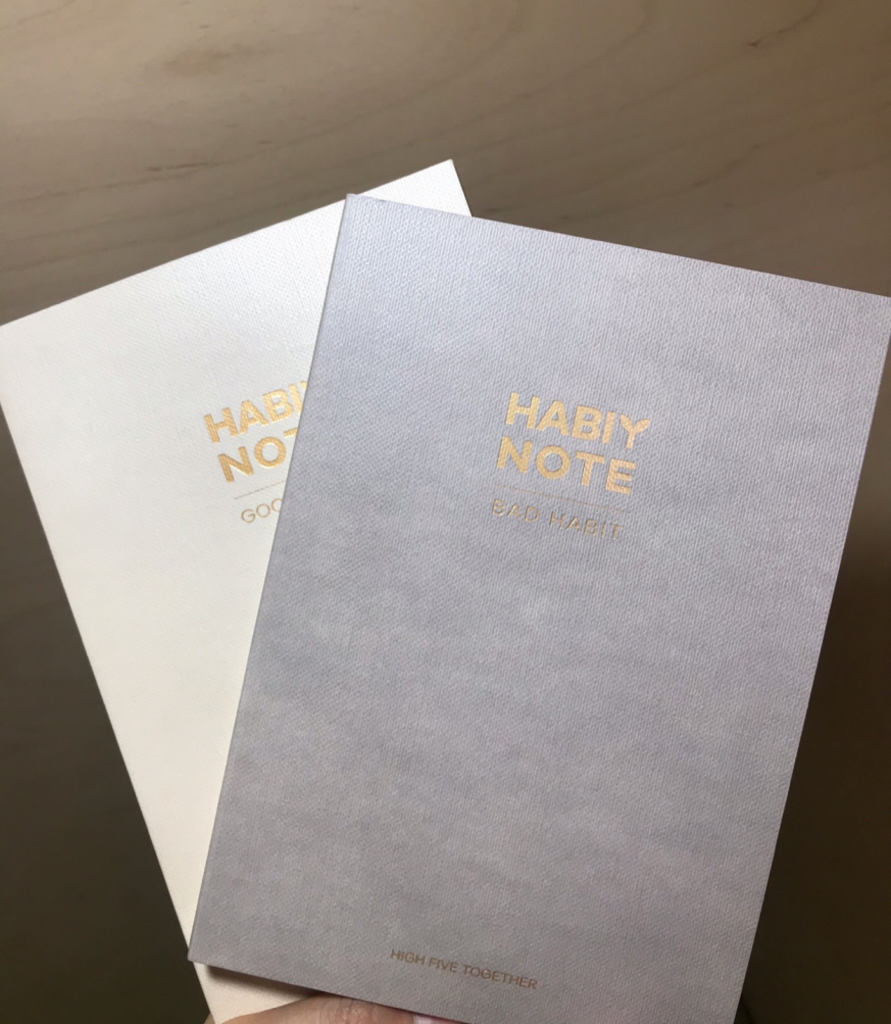 [습관전략노트] 하이파이브 습관 노트 플래너 다이어리 체크리스트 해빗트래커 - 굿해빗/배드해빗