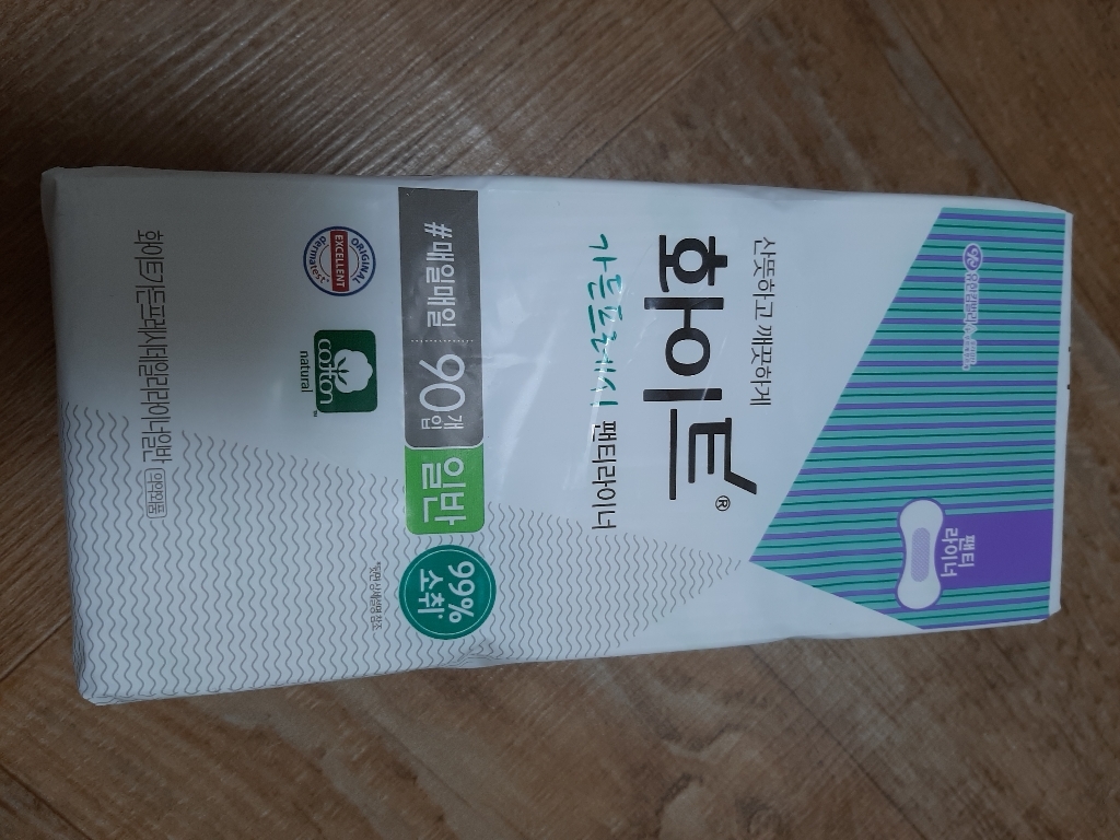 화이트 팬티라이너 가든프레시 일반