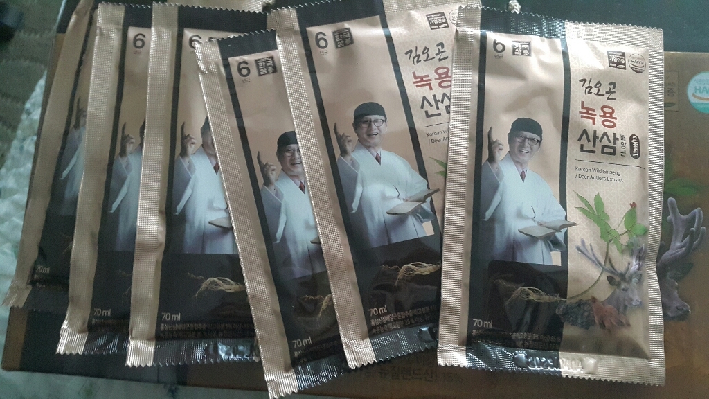 [화인홈쇼핑] 22년 NEW 김오곤 녹용산삼 배양근 골드 6년근 홍삼 녹용 홍삼보 차가버섯 엑기스