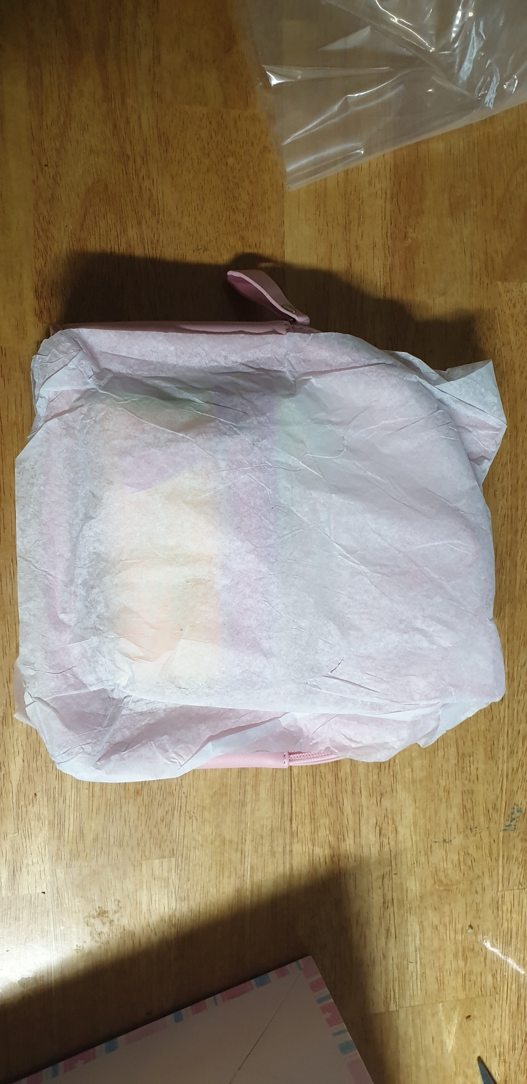우주아이 리본글리터 미니백