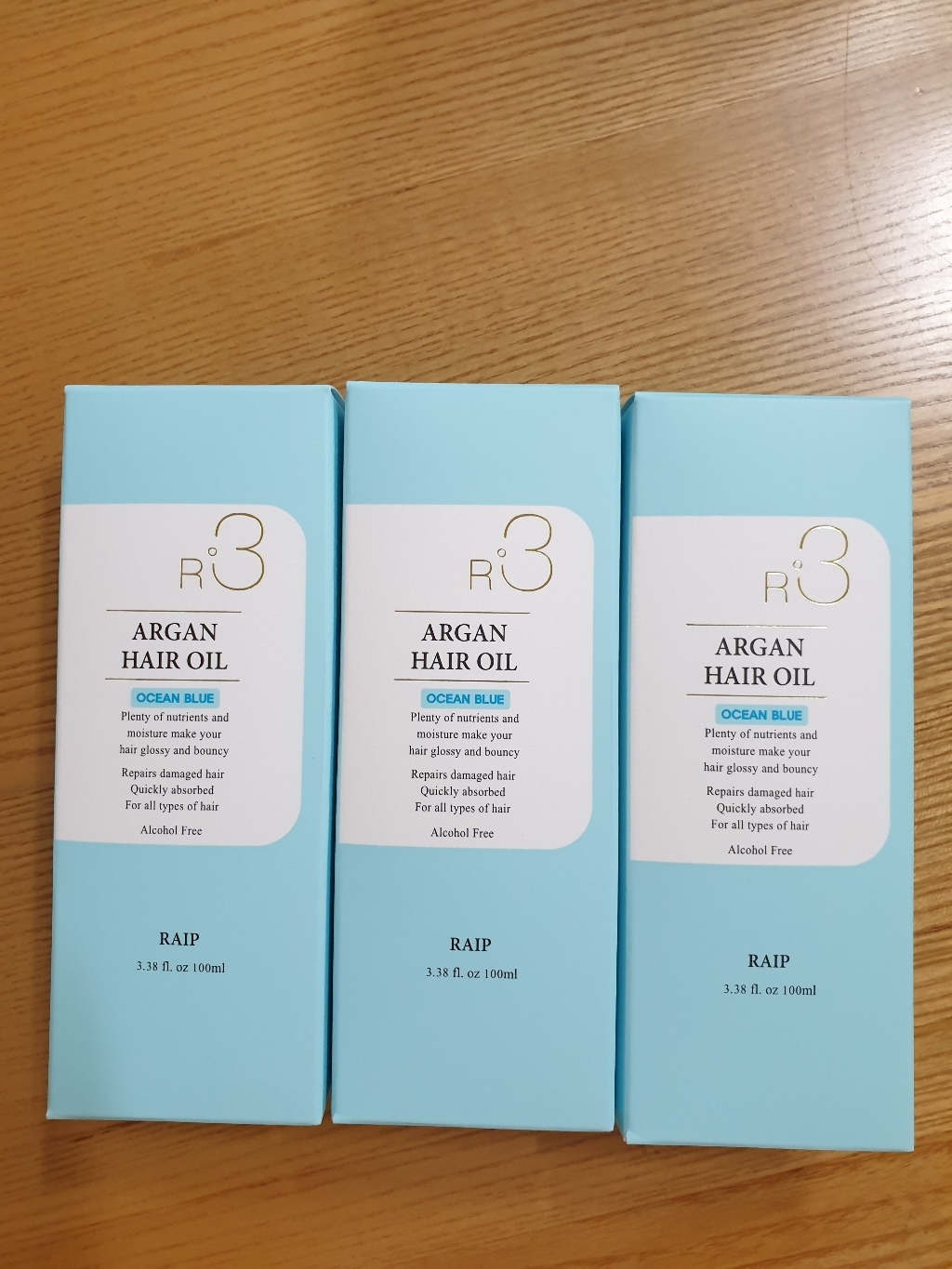 라입 R3 아르간오일 헤어에센스 오션블루
