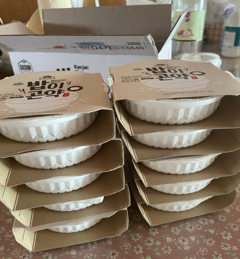 밥이곤약 통곡물 곤약 즉석밥 귀리 리뷰후기