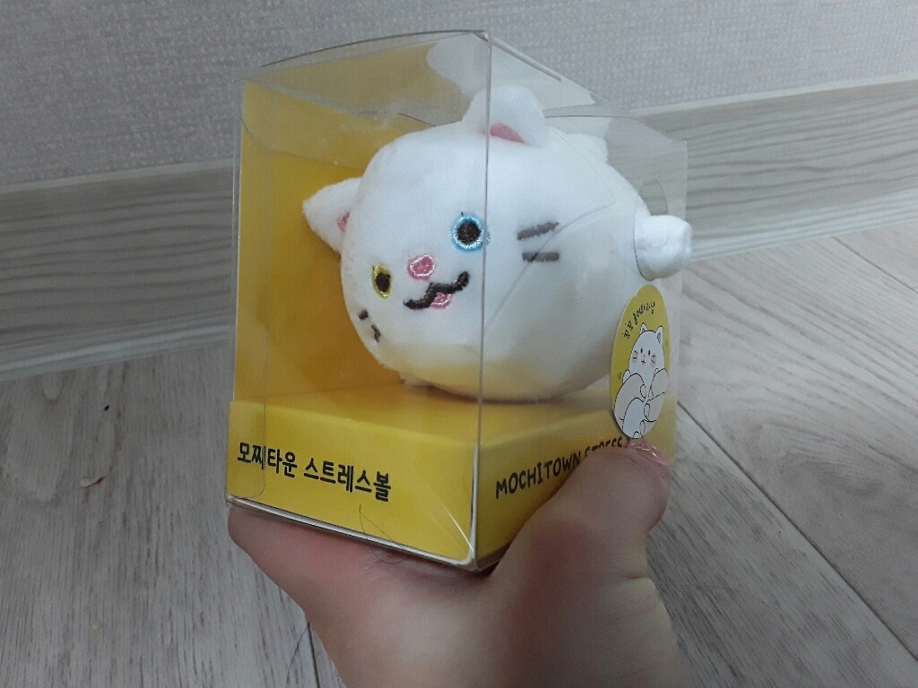 모찌타운 꾹꾹이 스퀴시 고양이 스트레스볼 오드