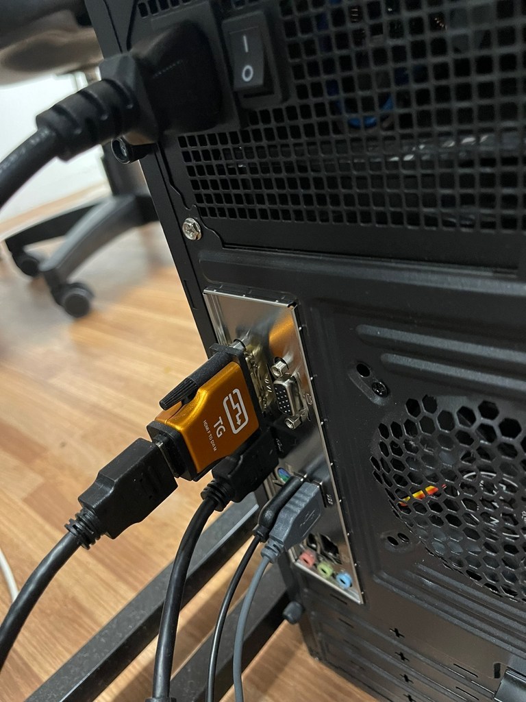 T삼보 HDI F to DVI 연장젠더