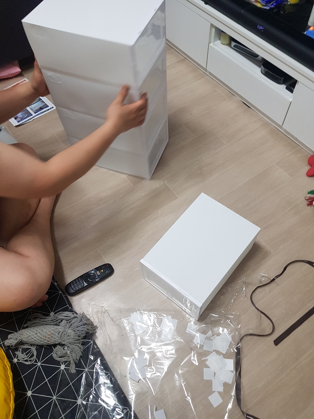 리빙톡 조립식 플라스틱 신발 보관함