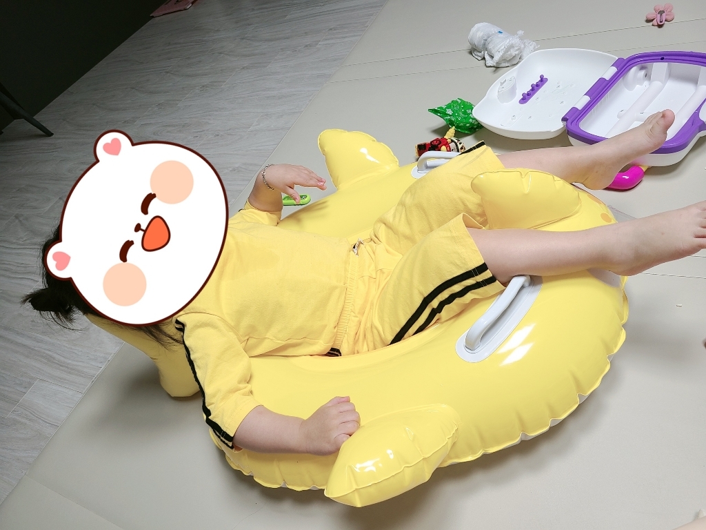 핑크퐁 아기상어 쿠션보행기 튜브 리뷰 후기