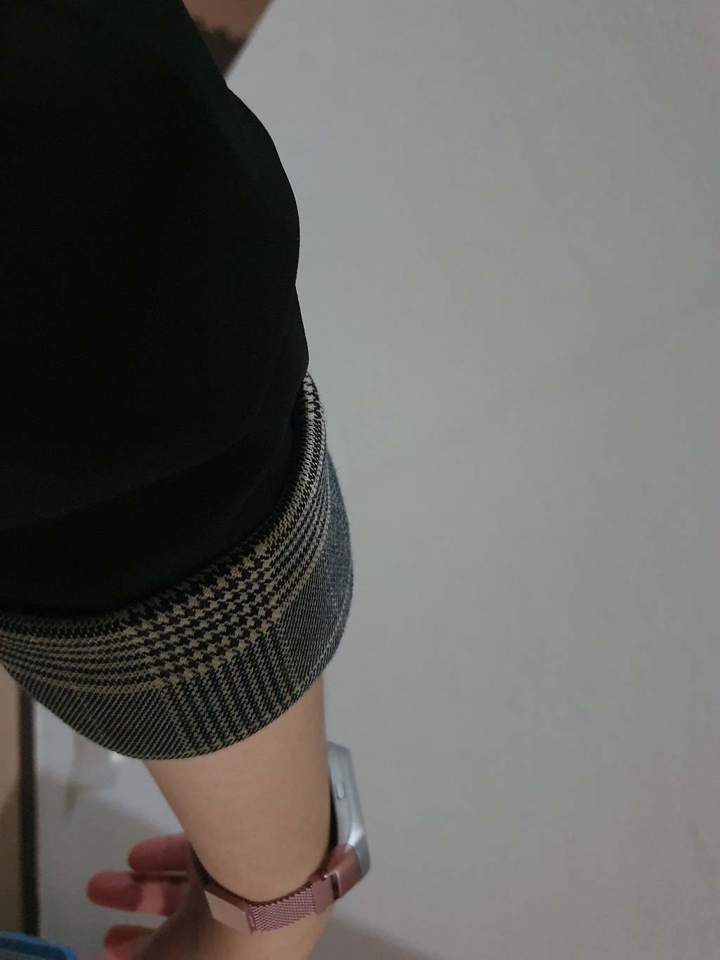 포플러앤씨 여성용 시슬리 업 체크 자켓