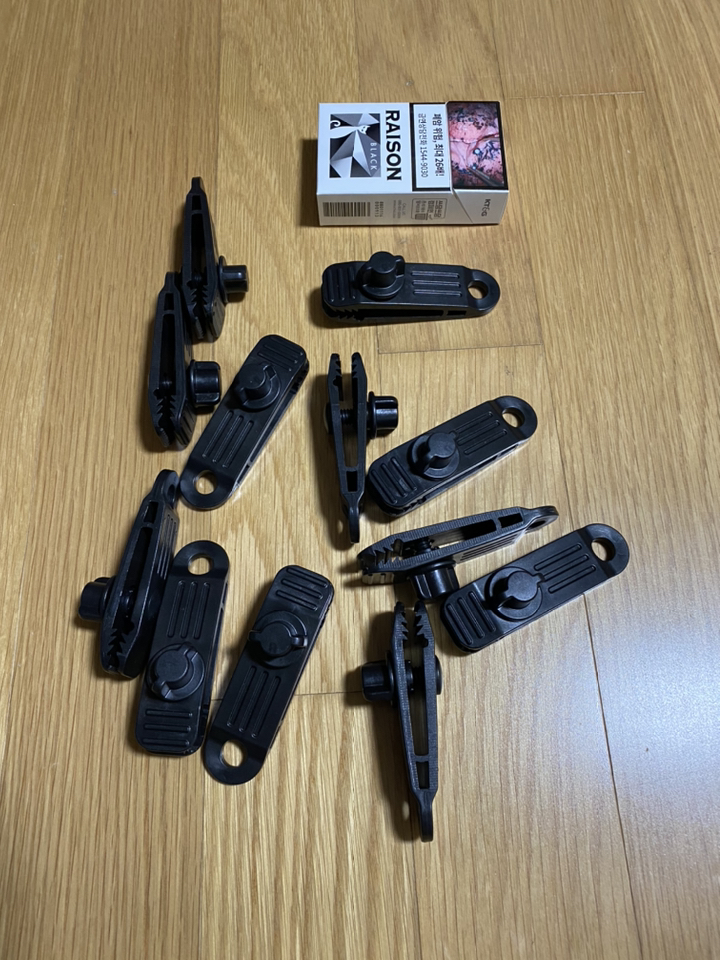 뉴 타프클립 6개세트 타프집게 이지클립