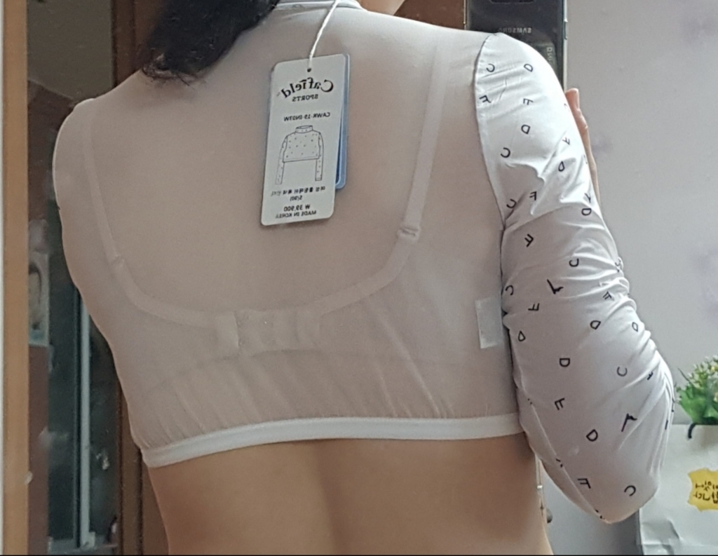 캐필드 로고 목넥 볼레로티셔츠 여성 자외선차단티셔츠 냉감티셔츠 골프이너웨어 골프티셔츠