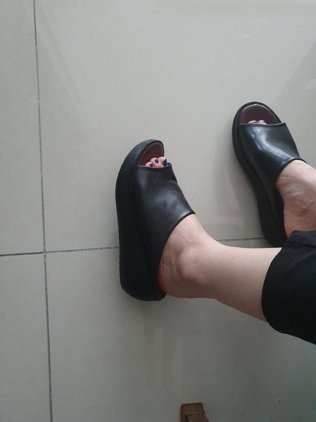 피카소 좋으니 폭신 편안한 사무실 민자 통굽 슬리퍼