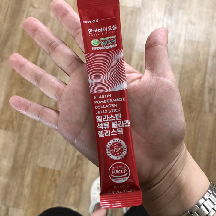 한국바이오셀 엘라스틴 석류 콜라겐 젤리스틱