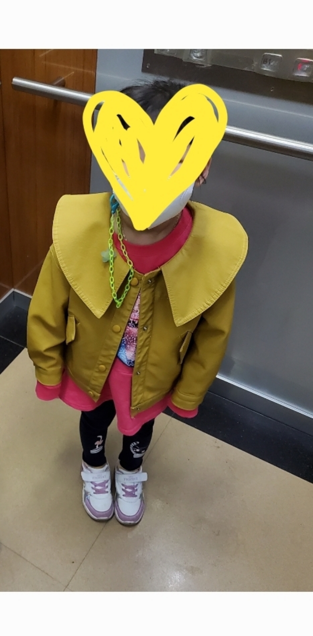 오렌지다몸 아동용 카라 라이더 자켓