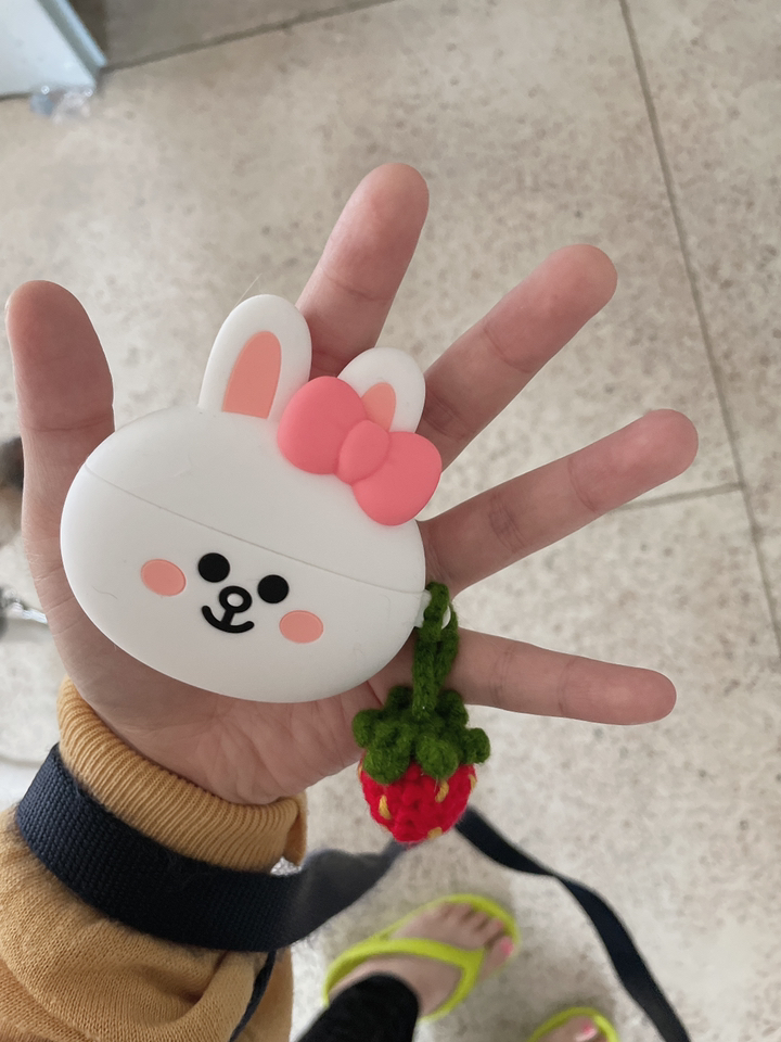 라인프렌즈 얼굴형 에어팟 프로 AirPods Pro 케이스 브라운 코니 샐리 리뷰후기