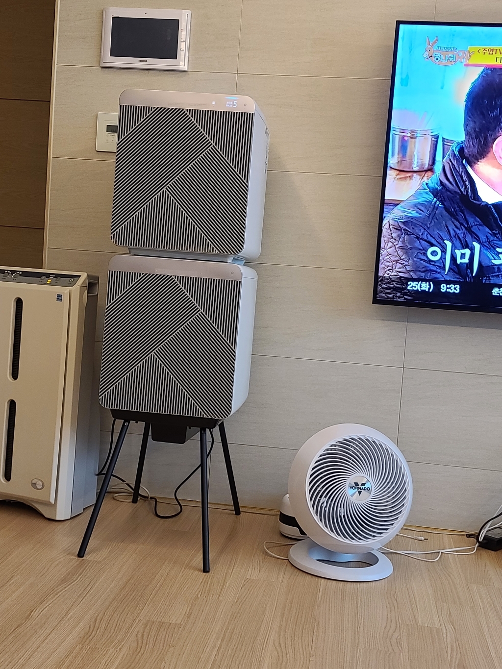 삼성 비스포크 큐브 에어 공기청정기 AX106AD 32형 스탠드