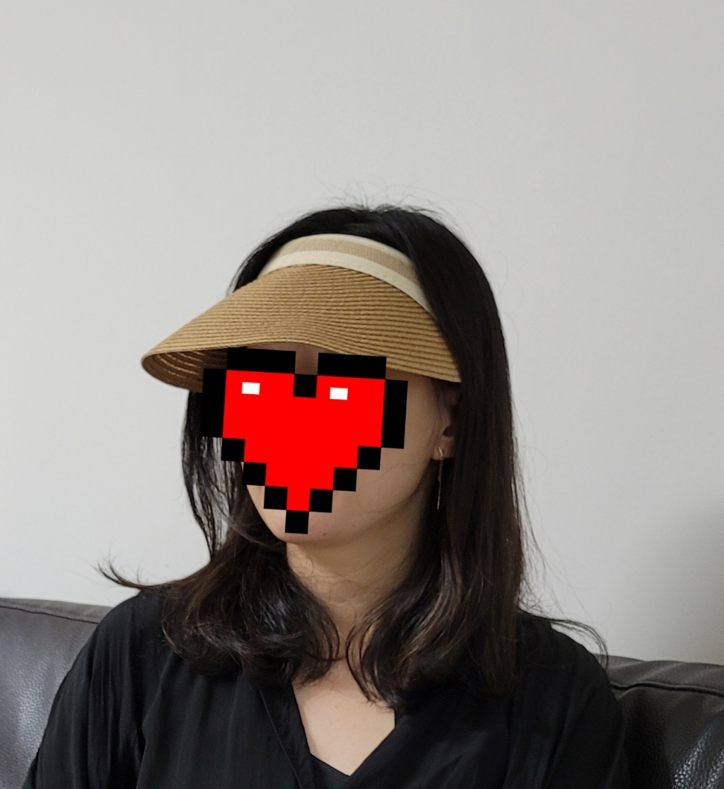 코코드림 프렌치 라탄 썬캡 리뷰후기