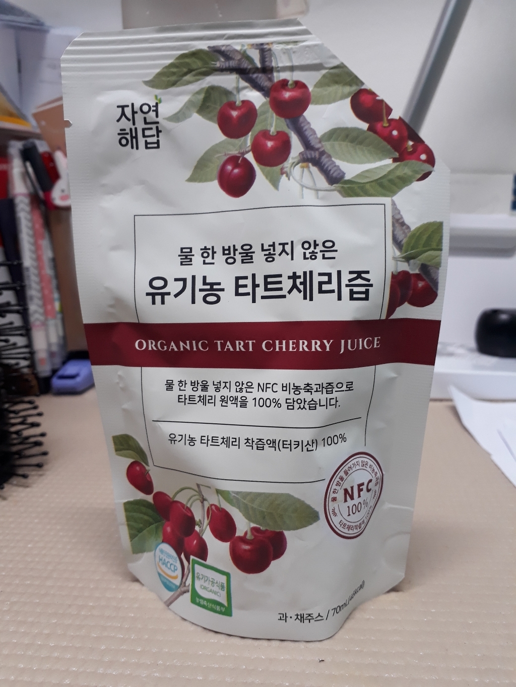 자연해답 유기농 타트체리즙 리뷰후기