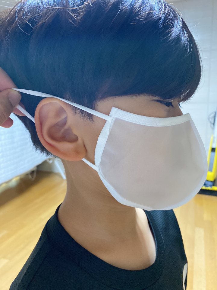 위고투 숨쉬는 시원한 통풍 물놀이 방수 마스크